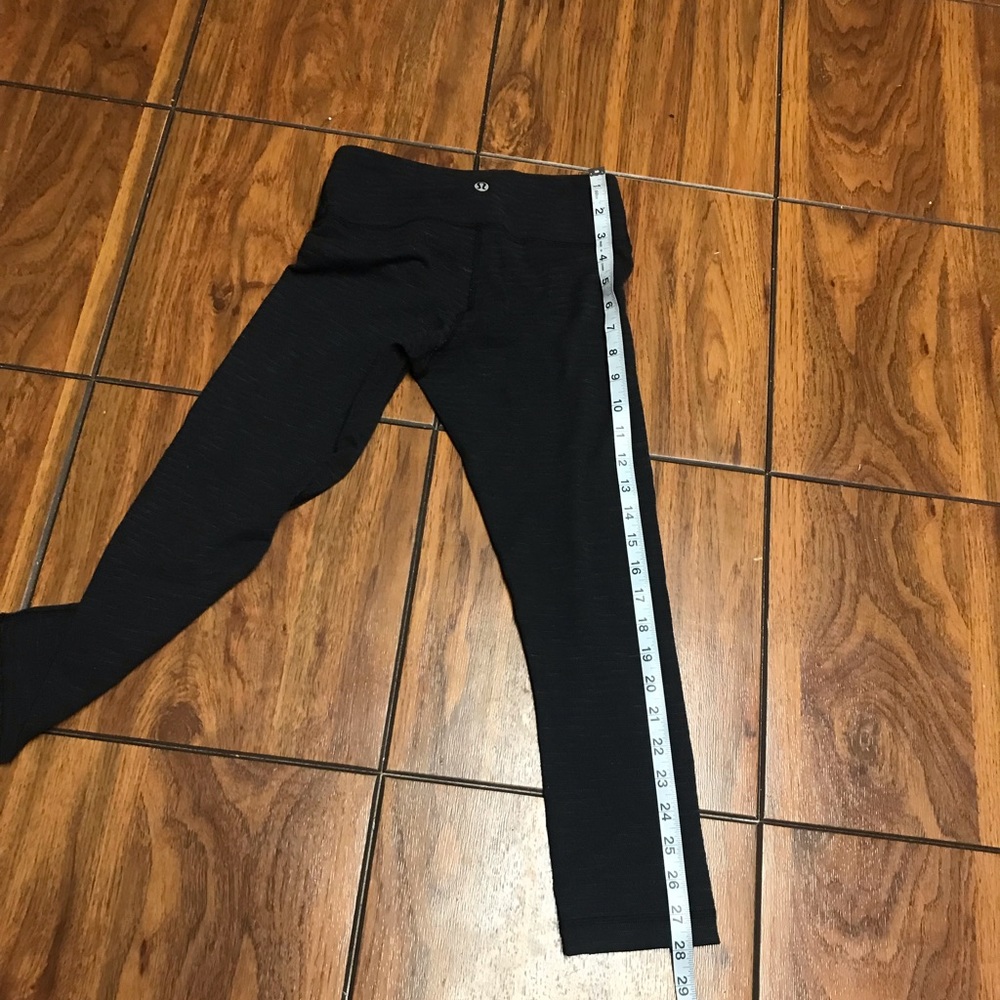 Lululemon Wunder Under Crop Gray - Picture 8 of 12